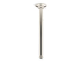 KOHLER K-7392-SN 12" Ceiling-Mount Single-Function Rainhead Arm And Flange - Vibrant Polished Nickel