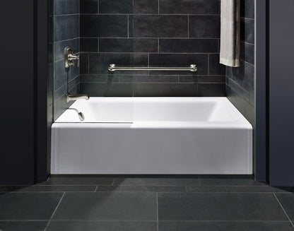KOHLER K-875-96 Bellwether 60" x 32" alcove bath, left drain - Biscuit