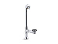 KOHLER K-7178-CP Iron Works Decorative 1-1/2" Adjustable Pop-Up Bath Drain For 5' Whirlpool With Tailpiece - Polished Chrome