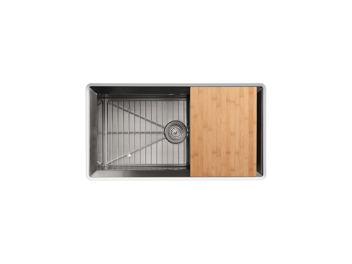 KOHLER K-3158-NA Poise 33" Undermount Single-Bowl Kitchen Sink - Stainless Steel