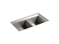KOHLER K-3388-NA Poise 33" Undermount Double-Bowl Kitchen Sink