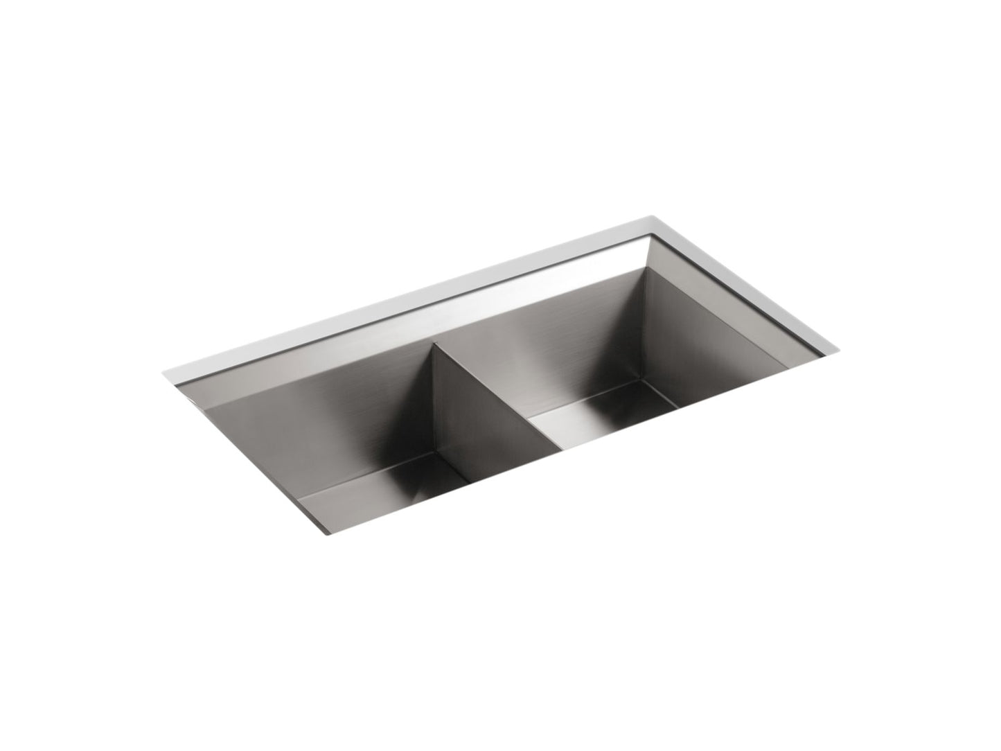 KOHLER K-3388-NA Poise 33" Undermount Double-Bowl Kitchen Sink