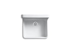 KOHLER K-12701-0 Gilford 24" Top-/Wall-Mount Single-Bowl Farmhouse Kitchen Sink - White