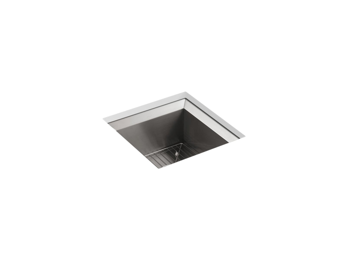 KOHLER K-3161-NA Poise 18" undermount single-bowl bar sink - Stainless Steel