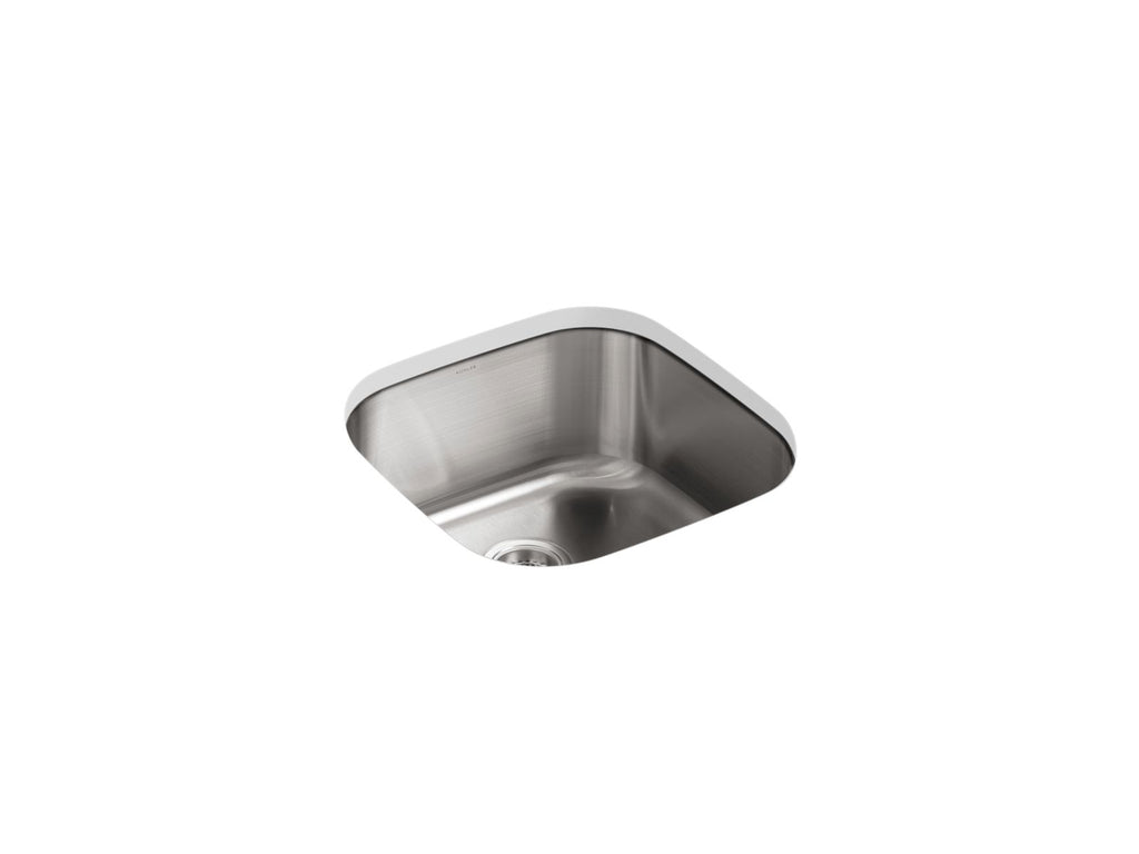 KOHLER K-3335-NA Undertone 19-3/4" Undermount Single-Bowl Kitchen Sink - Stainless Steel