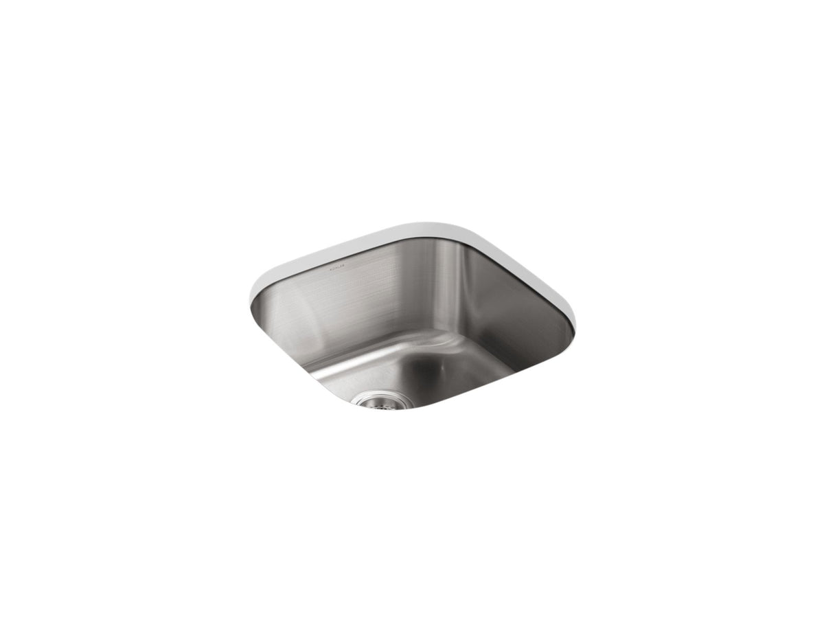 KOHLER K-3335-NA Undertone 19-3/4" Undermount Single-Bowl Kitchen Sink - Stainless Steel