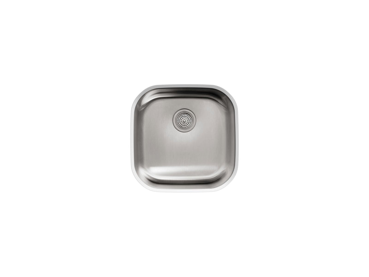 KOHLER K-3335-NA Undertone 19-3/4" Undermount Single-Bowl Kitchen Sink - Stainless Steel