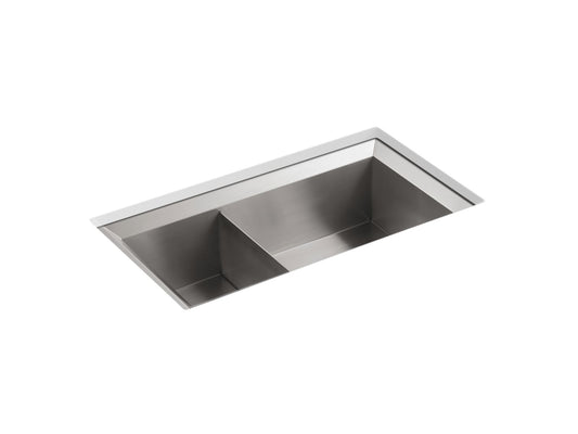 KOHLER K-3389-NA Poise 33" Undermount Double-Bowl Kitchen Sink