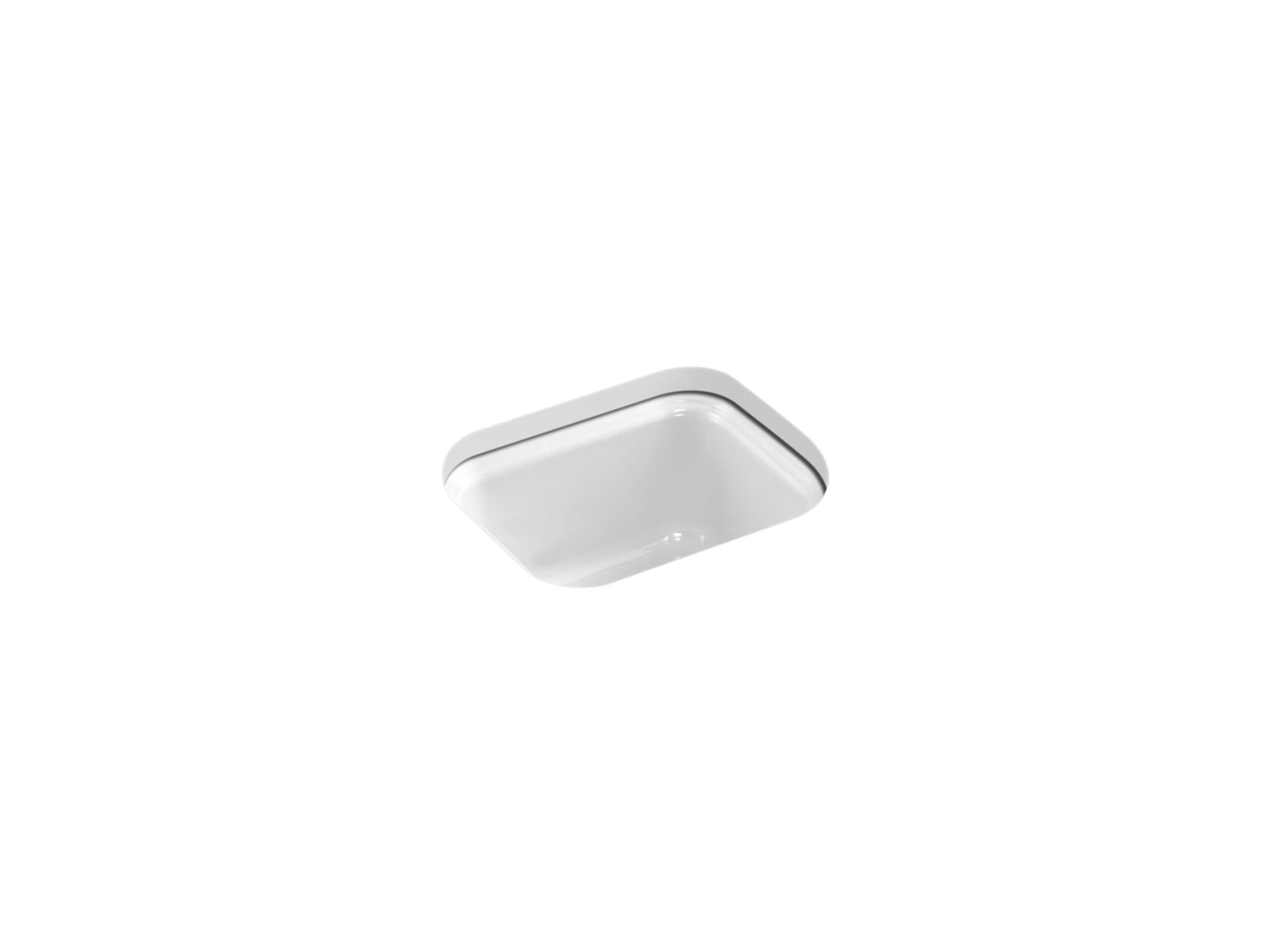 KOHLER K-6589-U-95 Northland 15" Undermount Single-Bowl Bar Sink - Ice Grey