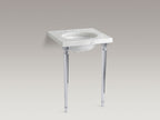 KOHLER K-6839-BN Kathryn Octagonal Tapered Brass Table Legs - Vibrant Brushed Nickel