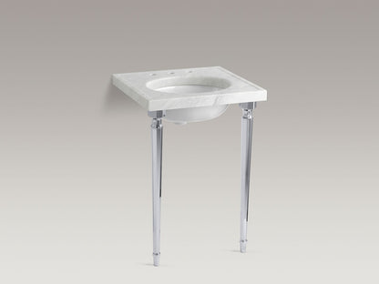 KOHLER K-6839-AF Kathryn Octagonal tapered brass table legs - Vibrant French Gold