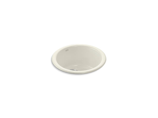 KOHLER K-6565-96 Porto Fino 18-1/2" Top-/Undermount Single-Bowl Bar Sink In Biscuit