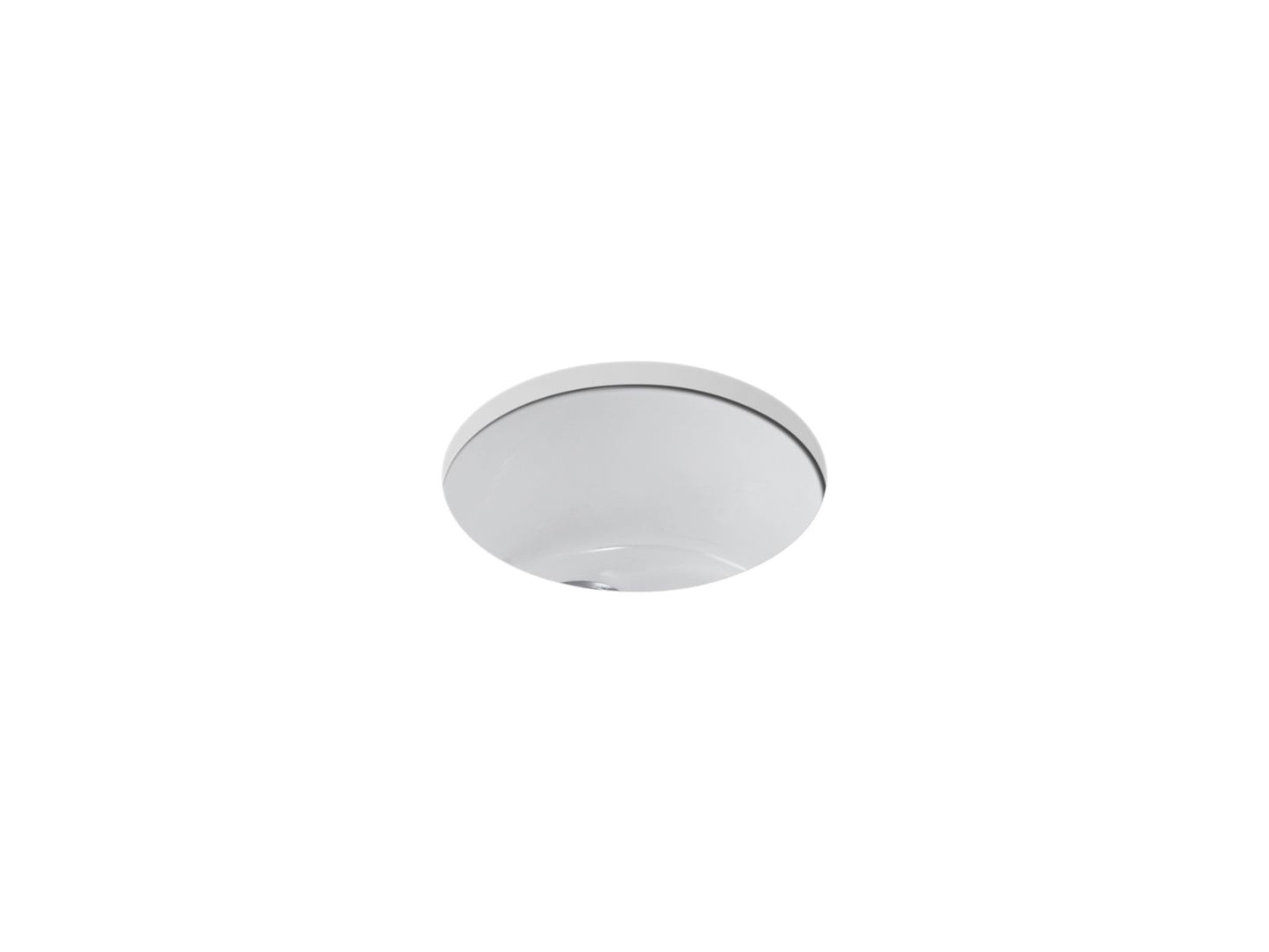 KOHLER K-6565-0 Porto Fino 18-1/2" Top-/Undermount Single-Bowl Bar Sink In White