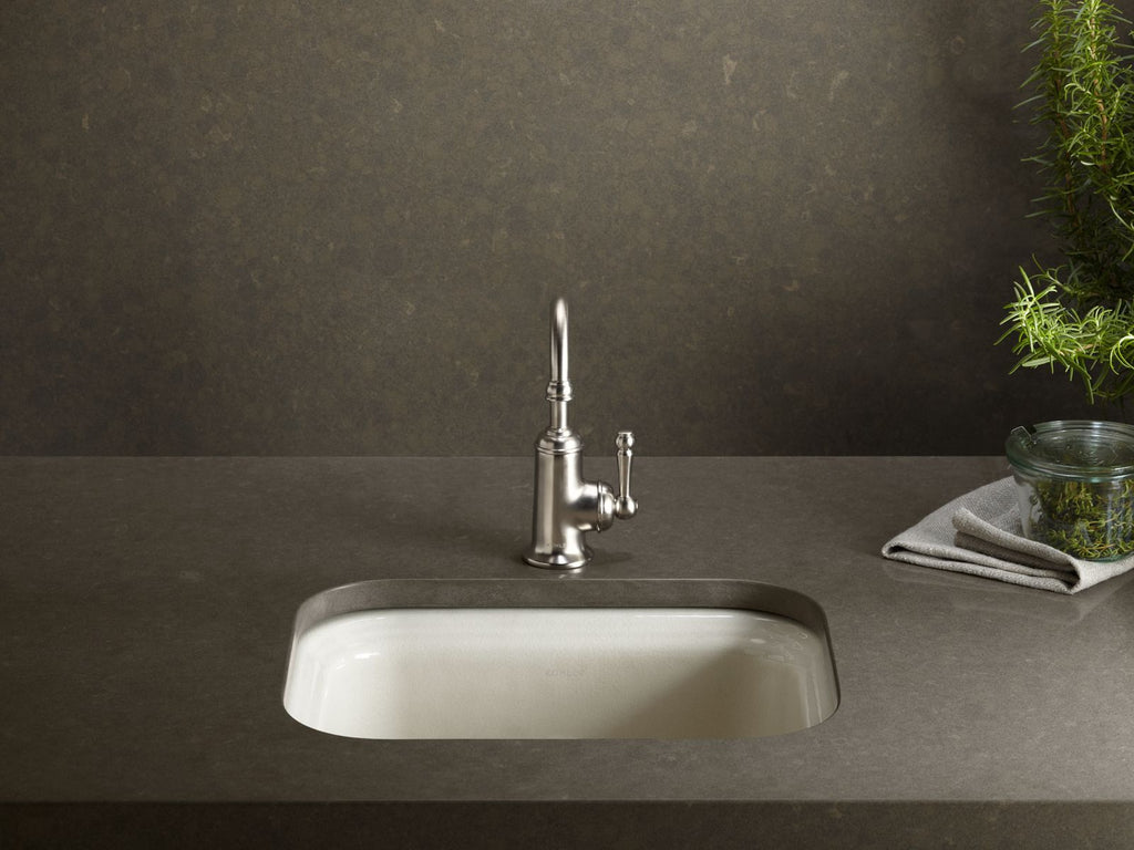 KOHLER K-6589-U-95 Northland 15" Undermount Single-Bowl Bar Sink - Ice Grey