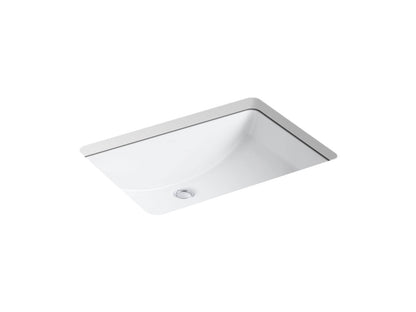 KOHLER K-2215-0 Ladena 23-1/4" rectangular undermount bathroom sink - White