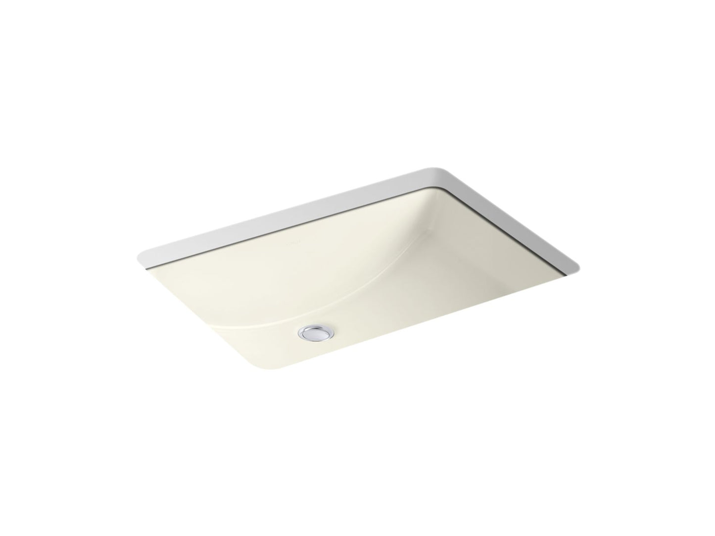 KOHLER K-2215-96 Ladena 23-1/4" Rectangular Undermount Bathroom Sink In Biscuit