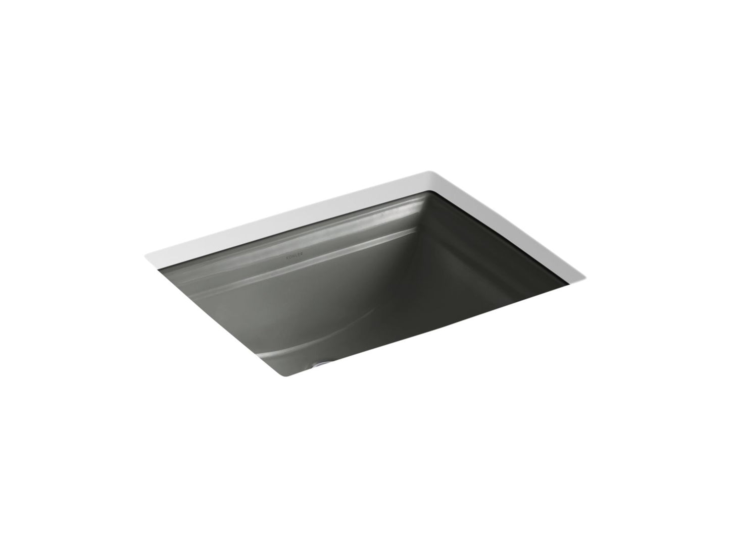 KOHLER K-2339-58 Memoirs 20" Rectangular Undermount Bathroom Sink In Thunder Grey