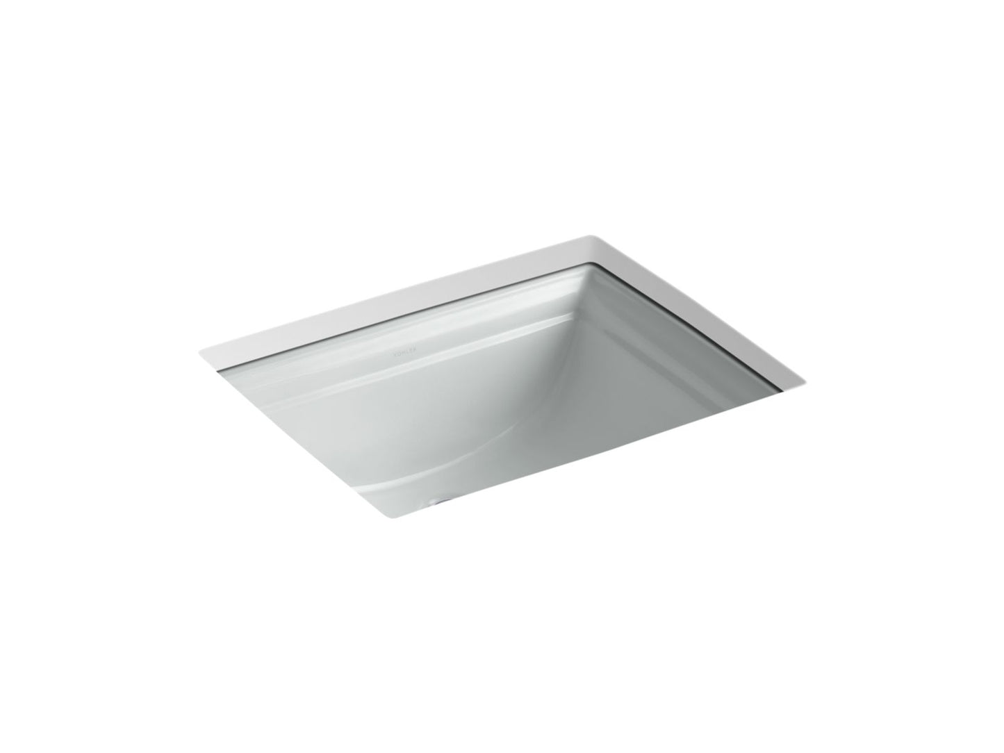 KOHLER K-2339-95 Memoirs 20" Rectangular Undermount Bathroom Sink In Ice Grey