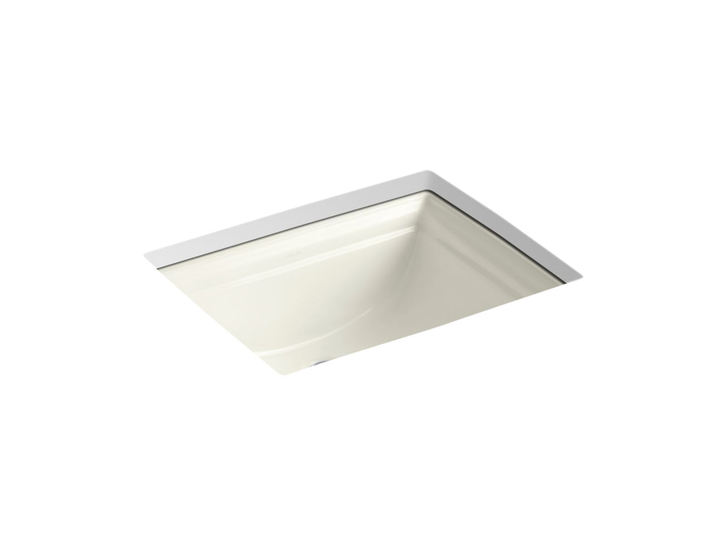 KOHLER K-2339-96 Memoirs 20" Rectangular Undermount Bathroom Sink In Biscuit