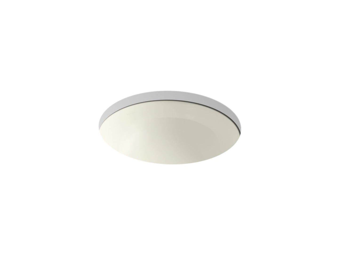 KOHLER K-29000-96 Caxton 16-1/4" Round Undermount Bathroom Sink, No Overflow In Biscuit