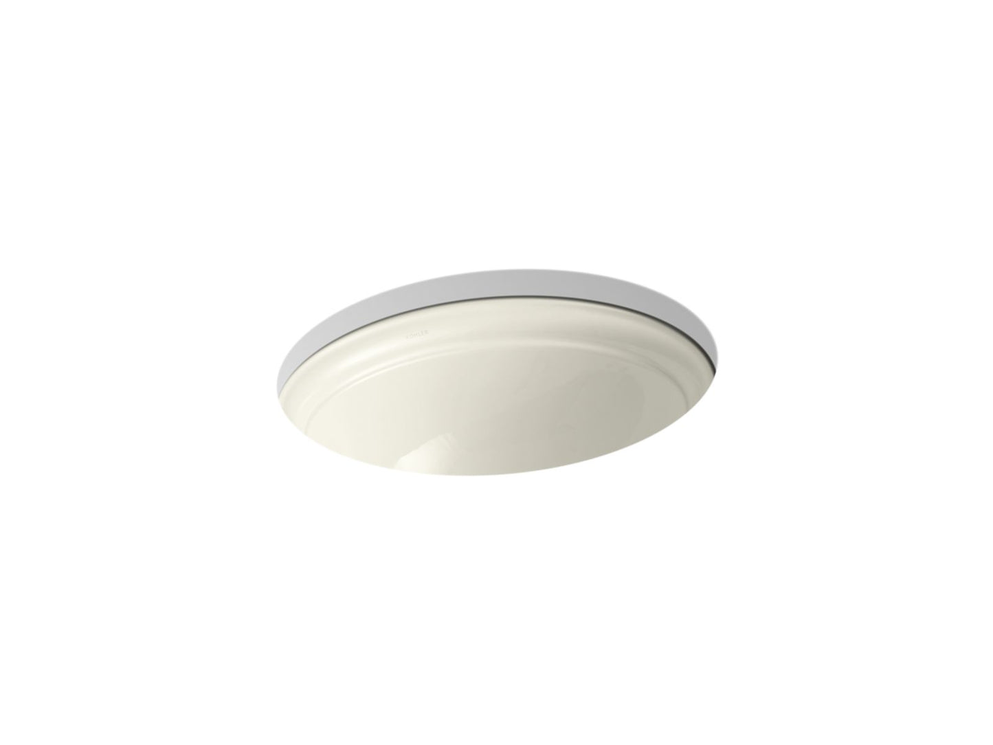 KOHLER K-2336-96 Devonshire 20-1/2" Oval Undermount Bathroom Sink In Biscuit