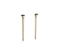 KOHLER K-6839-AF Kathryn Octagonal Tapered Brass Table Legs - Vibrant French Gold