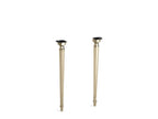 KOHLER K-6839-AF Kathryn Octagonal Tapered Brass Table Legs - Vibrant French Gold