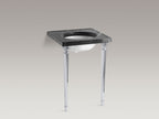KOHLER K-6839-BN Kathryn Octagonal Tapered Brass Table Legs - Vibrant Brushed Nickel