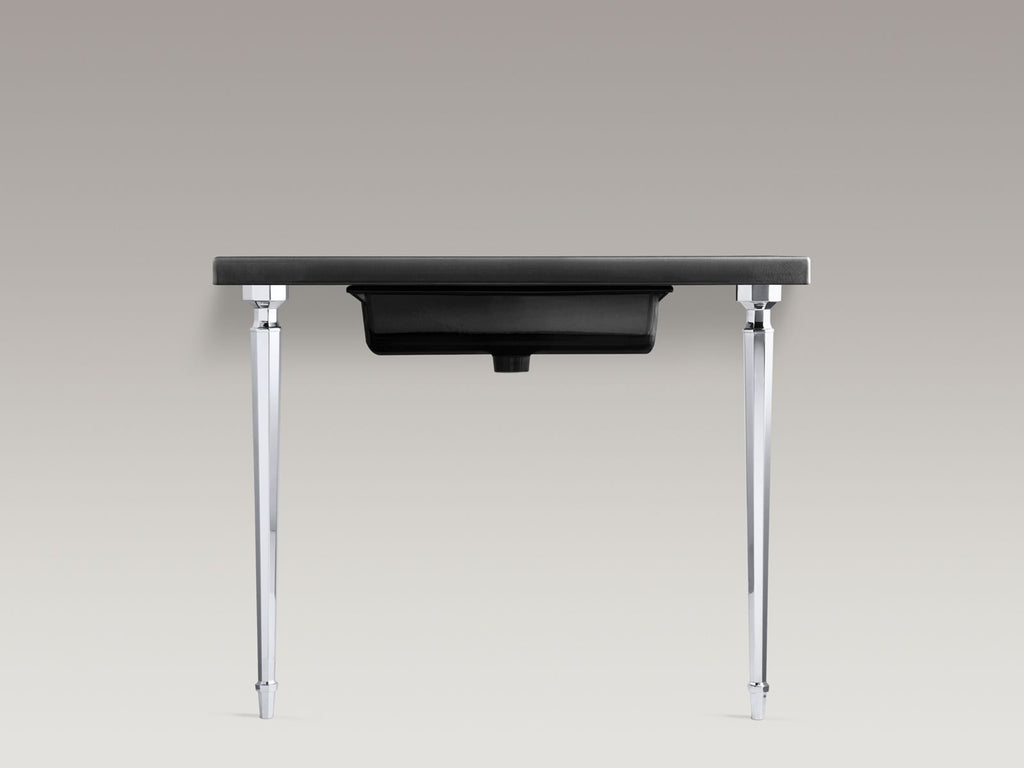 KOHLER K-6839-BN Kathryn Octagonal Tapered Brass Table Legs - Vibrant Brushed Nickel
