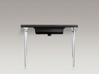 KOHLER K-6839-BN Kathryn Octagonal Tapered Brass Table Legs - Vibrant Brushed Nickel