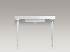 KOHLER K-6839-BN Kathryn Octagonal Tapered Brass Table Legs - Vibrant Brushed Nickel