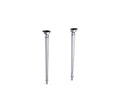 KOHLER K-6839-CP Kathryn Octagonal Tapered Brass Table Legs - Polished Chrome