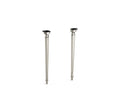 KOHLER K-6839-SN Kathryn Octagonal Tapered Brass Table Legs - Vibrant Polished Nickel