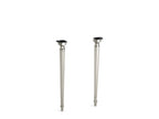 KOHLER K-6839-SN Kathryn Octagonal Tapered Brass Table Legs - Vibrant Polished Nickel
