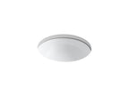 KOHLER K-2349-HV Camber 16-1/4" Round Undermount Bathroom Sink, No Overflow - Bouclé Tweed