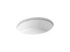 KOHLER K-2881-7 Verticyl 19-1/4" Oval Undermount Bathroom Sink - Black Black