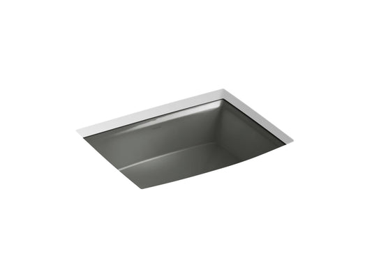 KOHLER K-2355-58 Archer 20" Rectangular Undermount Bathroom Sink In Thunder Grey