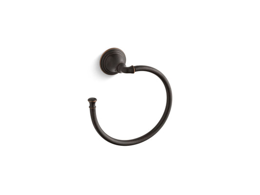 KOHLER K-10557-2BZ Devonshire Towel Ring In Oil-Rubbed Bronze