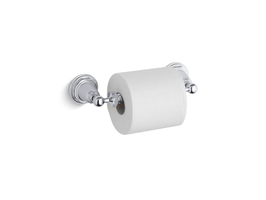 KOHLER K-13114-CP Pinstripe Toilet Paper Holder In Polished Chrome