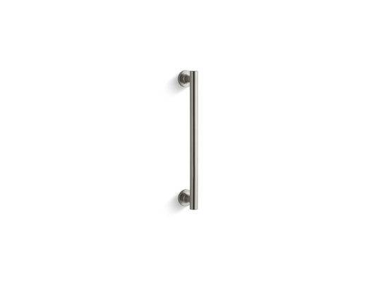 KOHLER K-705767-NX Purist 14" Pivot Handle In Crystal Clear glass with Brushed Nickel frame