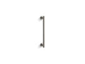 KOHLER K-705767-NX Purist 14" Pivot Shower Door Handle - Anodized Brushed Nickel