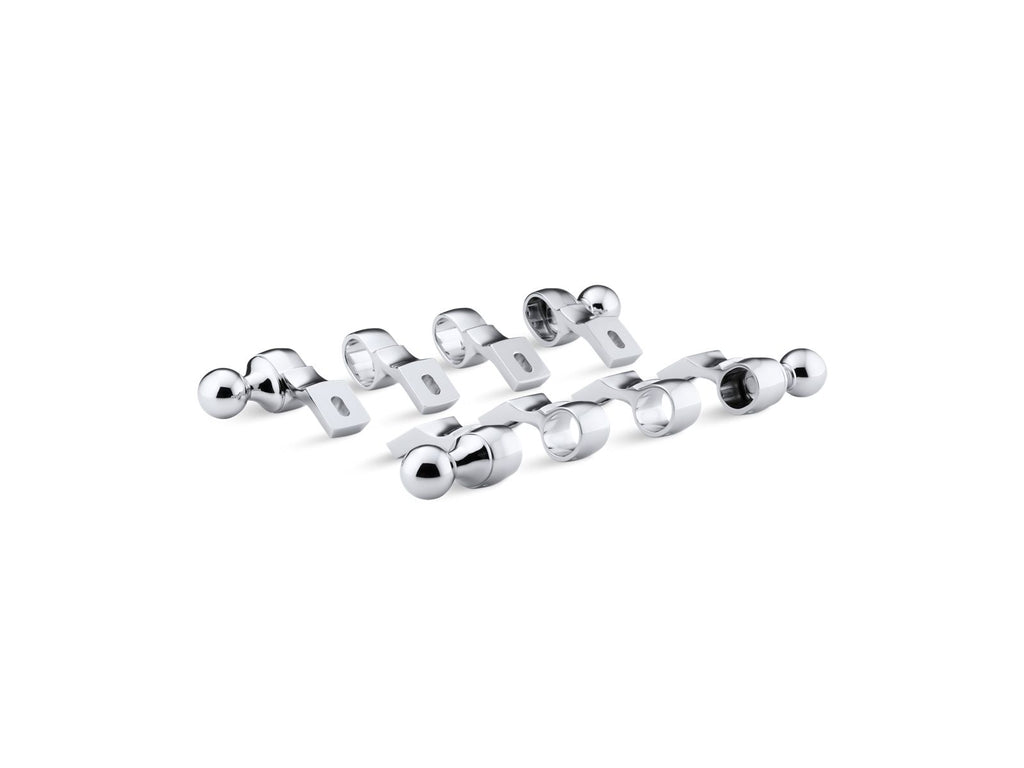 KOHLER K-708-BN Vintage Brackets And End Caps - Vibrant Brushed Nickel