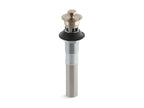 KOHLER K-7127-A-BV Bathroom Sink Drain With Overflow And Non-Removable Metal Stopper - Vibrant Brushed Bronze