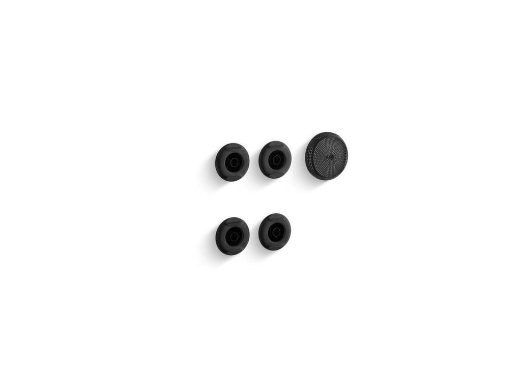 KOHLER K-9694-BKB Flexjet Whirlpool Trim Kit With Four Jets - Brushed Black