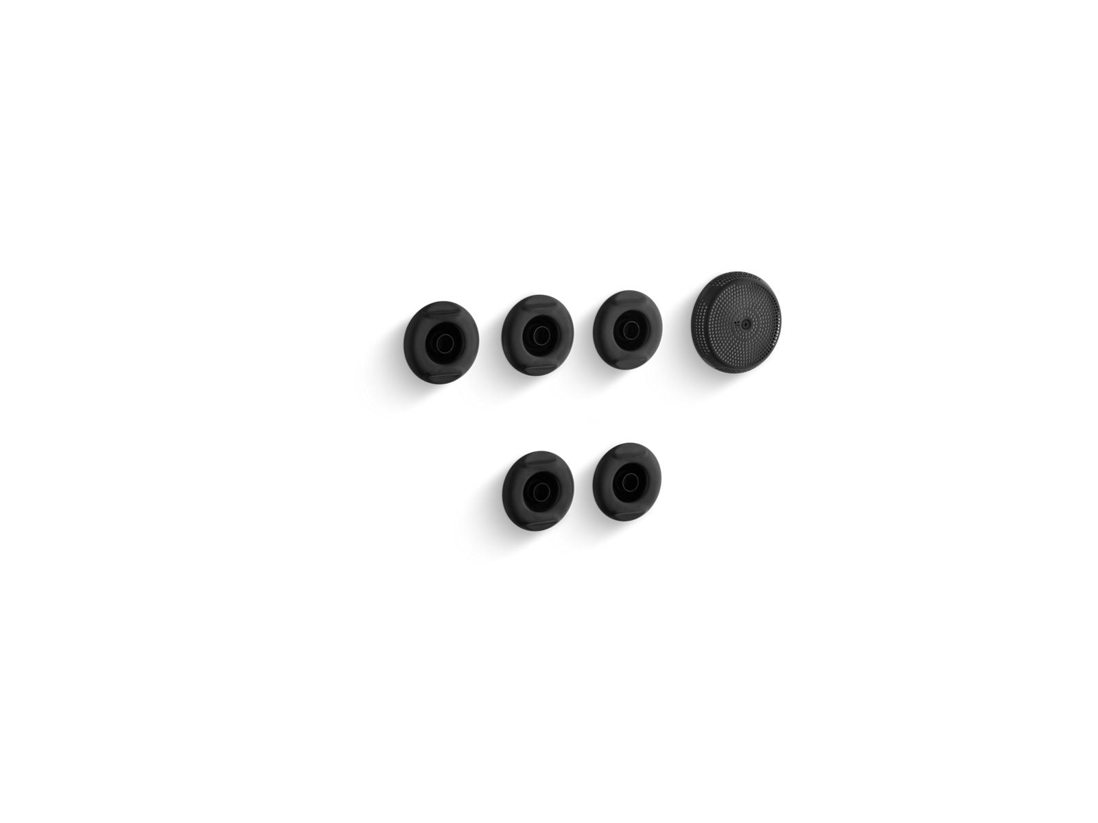 KOHLER K-9695-BKB Flexjet Whirlpool Trim Kit With Five Jets - Brushed Black