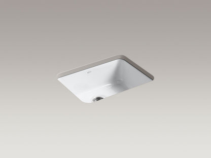 KOHLER K-6585-FF Iron/Tones 24-1/4" top-/undermount single-bowl bar sink - Sea Salt