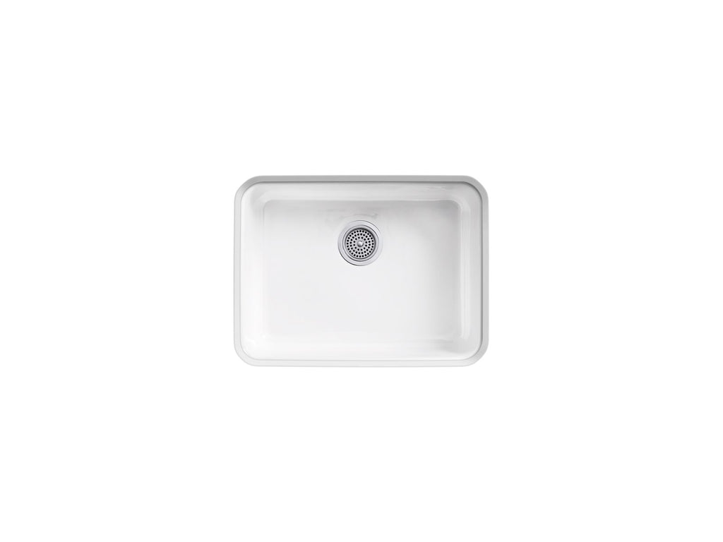 KOHLER K-6585-42 Iron/Tones 24-1/4" Top-/Undermount Single-Bowl Bar Sink - Aspen Green