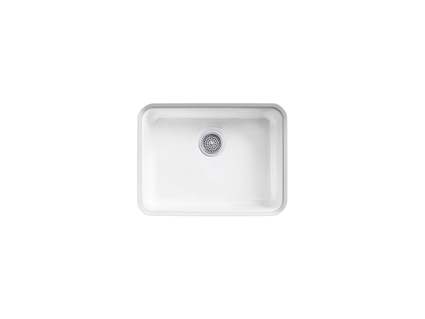 KOHLER K-6585-FF Iron/Tones 24-1/4" top-/undermount single-bowl bar sink - Sea Salt
