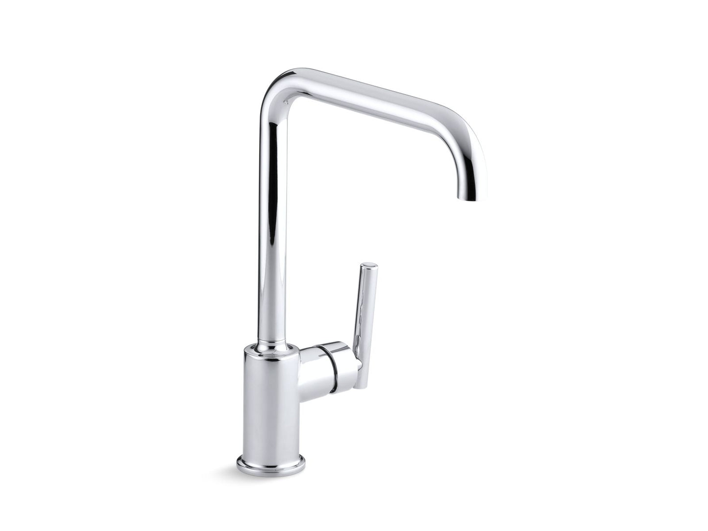 KOHLER K-7507-CP Purist Single-Handle Kitchen Sink Faucet In Polished Chrome