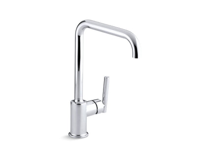 KOHLER K-7507-VS Purist Single-handle kitchen sink faucet - Vibrant Stainless